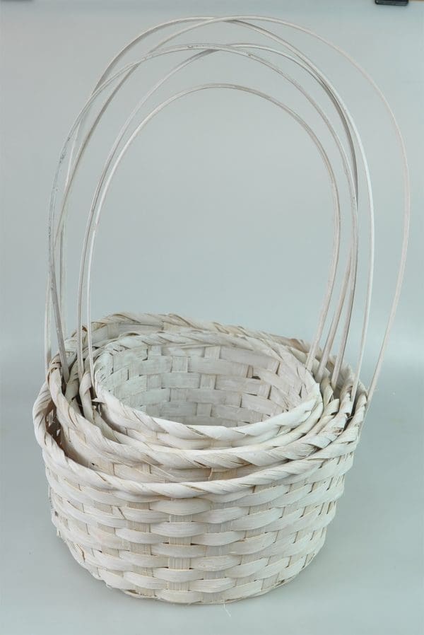 BAMBOO BASKET:S/5 (A265-11)