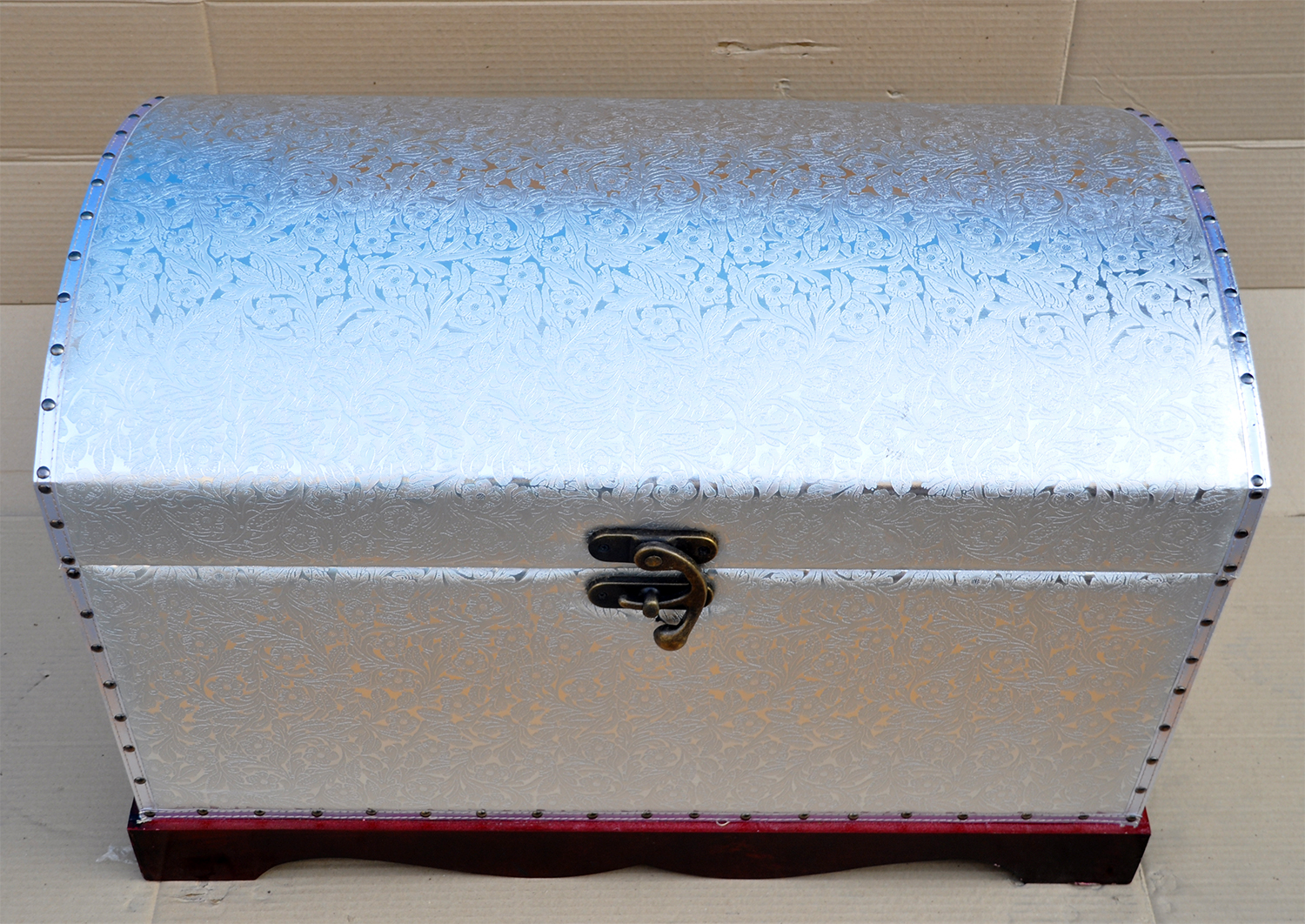 LEATHER/WOOD TRUNK:S/3 (DJ19A013) 1 LEATHER/WOOD TRUNK:S/3 (DJ19A013)