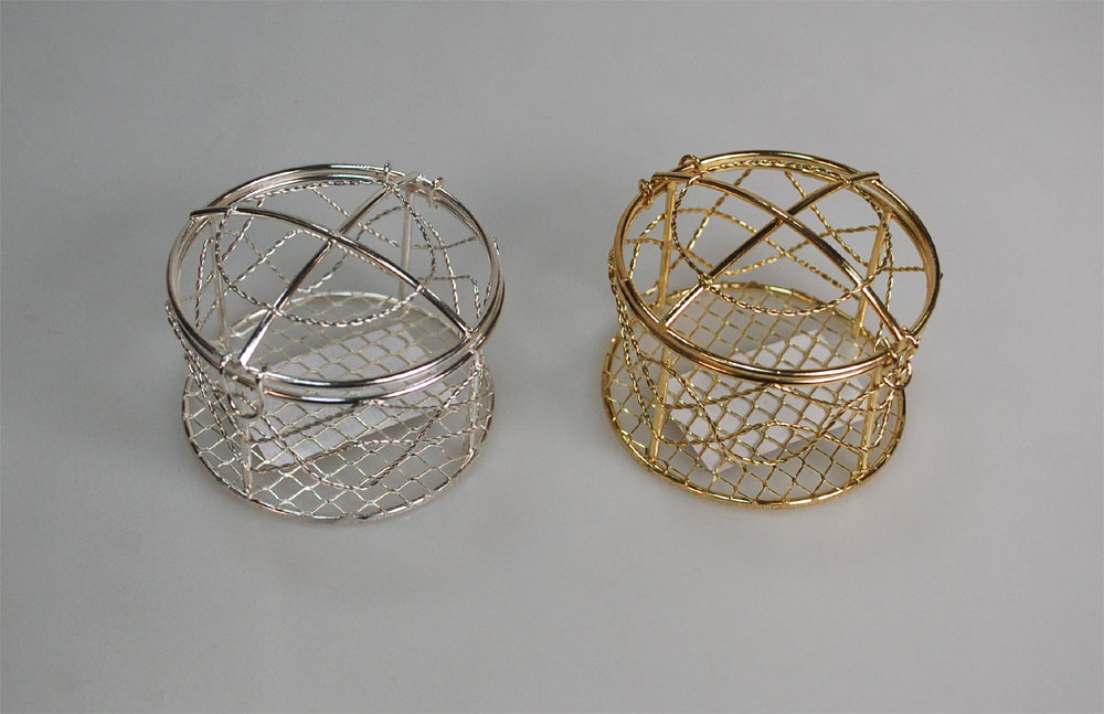 METAL WIRE MINI-BOX: (K7827)