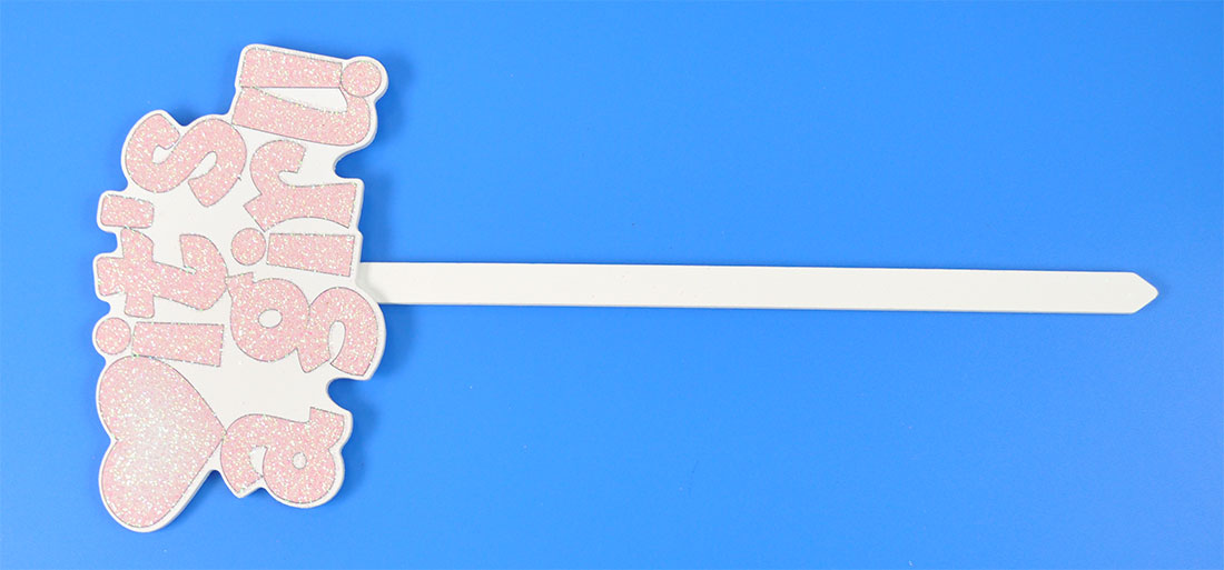 WOOD DECOR W/STICK (XT16B-11/DOZ) 1 WOOD DECOR W/STICK (XT16B-11/DOZ)