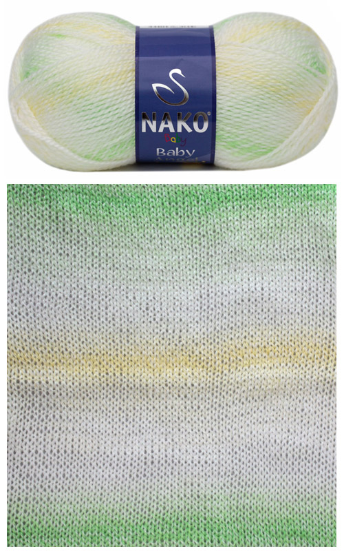 ACR.WOOL YARN:5BL (500GRM) (NAKO/BABY ANGEL) - 70296