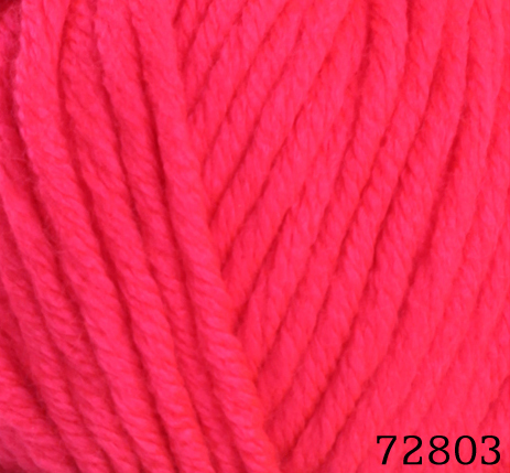 ACR.WOOL YARN:100GRx5BL (500GR) (HIM/E.DAY BIG NEON) - 72803