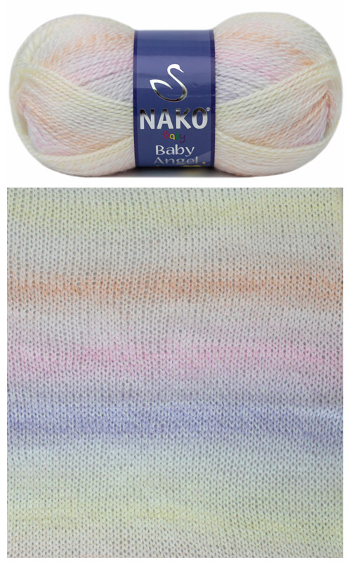 ACR.WOOL YARN:5BL (500GRM) (NAKO/BABY ANGEL) - 70255