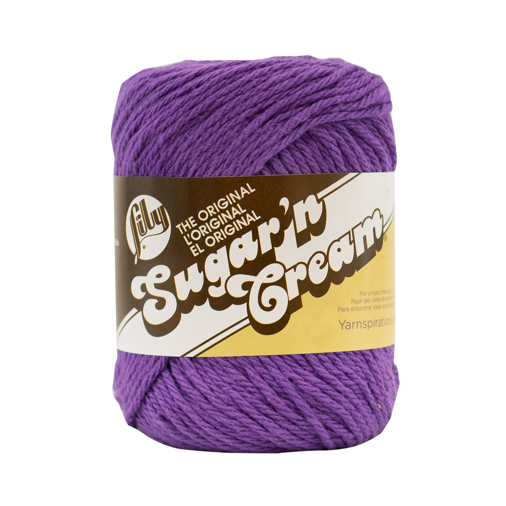 LILLY YARN:70.9GRx6PC (425.4GRM) (FILY/SUGAR-PLAIN) - BLACK CURRANT