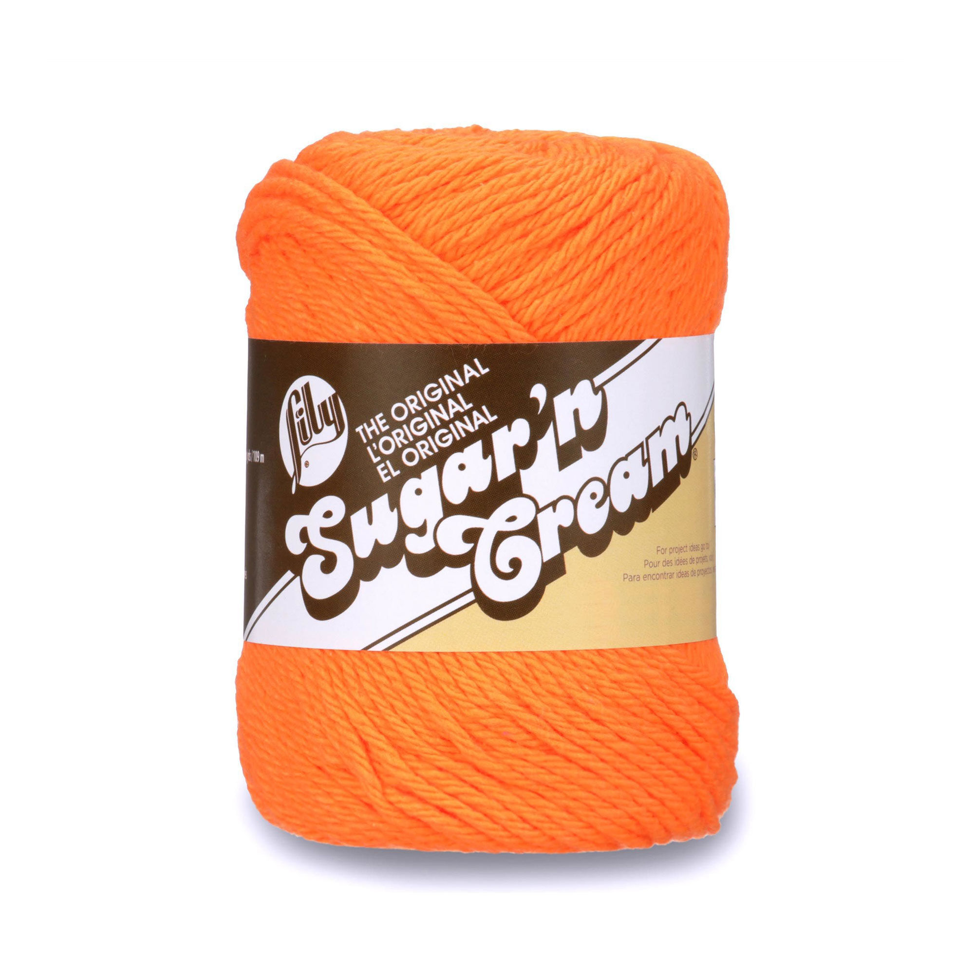 LILLY YARN:70.9GRx6PC (425.4GRM) (FILY/SUGAR-PLAIN) - HOT ORANGE