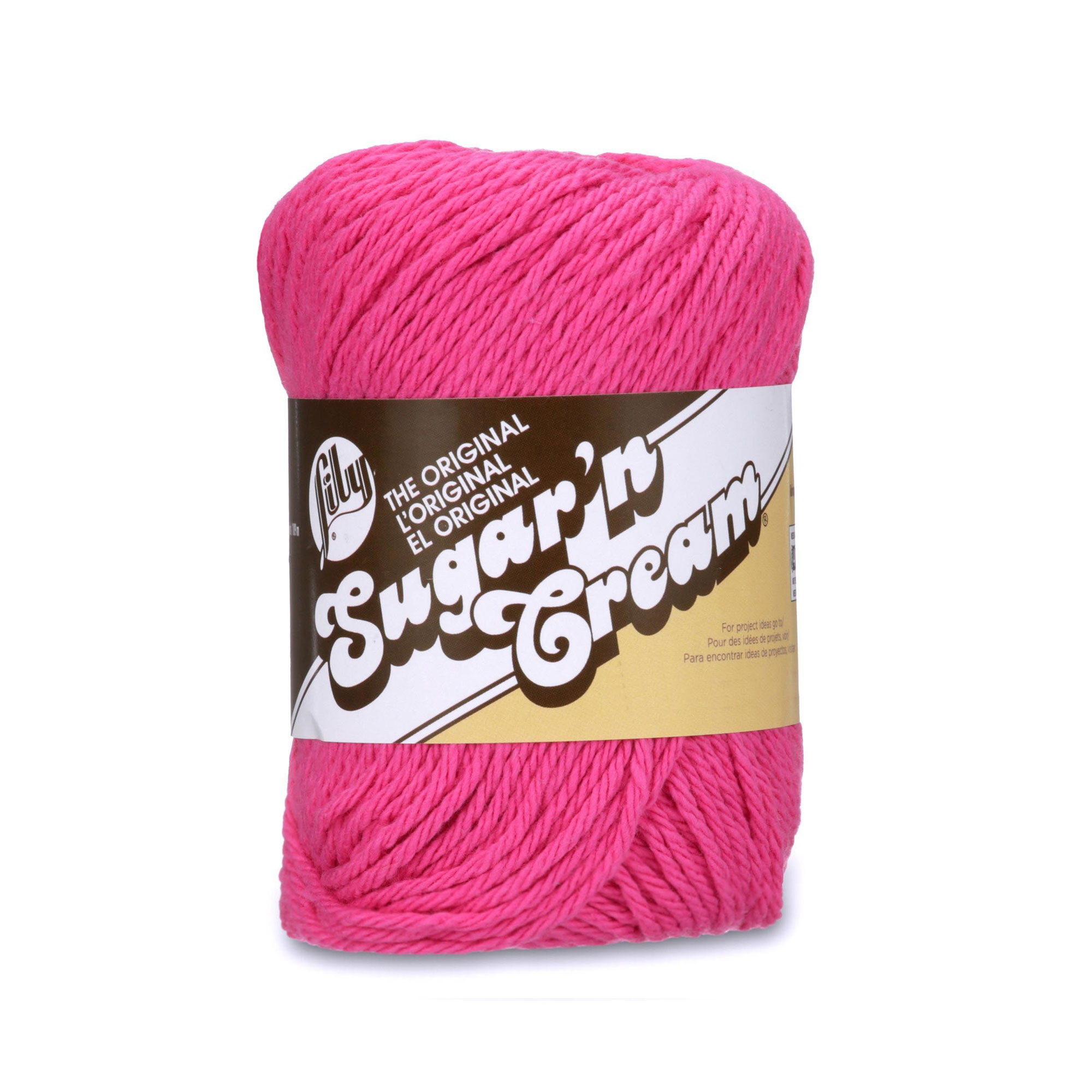 LILLY YARN:70.9GRx6PC (425.4GRM) (FILY/SUGAR-PLAIN) - Hot Pink