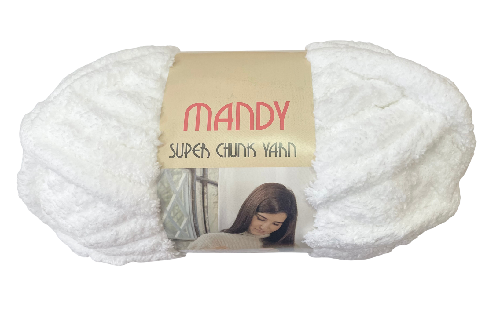 SUPER CHUNK YARN:250Gx3BL (750G) (MANDY) - 6/WHITE