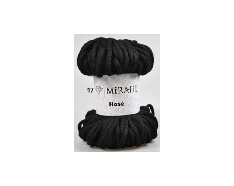 ACR/PO.YARN:100Gx3B (300G) (MIRAFIL/HOSE) - 17-BLACK