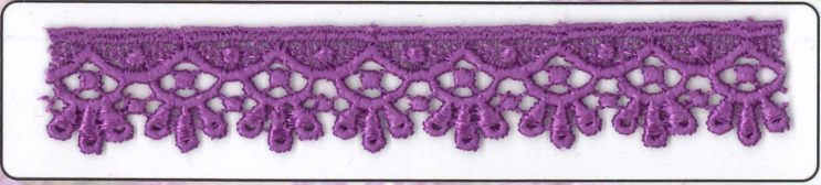 CHEM-CUT LACE:15Y (13.7M)1.88CM) (MA976) - C4 AMETHYST