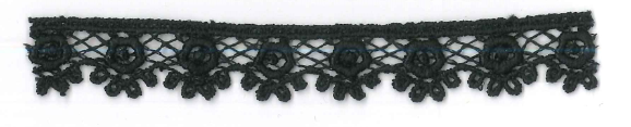 CHEM-CUT LACE:1.58CMX15Y (13.7M) (MA53-1054) - Black