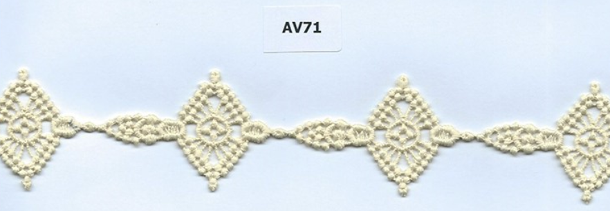 CH-CUT LACE W/TEXT:15Y:1.5