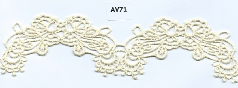 CH-CUT LACE W/TEXT:15Y:1.5