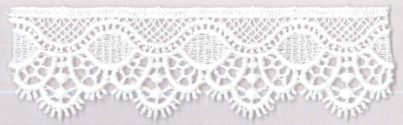 CHEMICAL LACE: 15Y: 1-1/2 (MA49-1196) - White