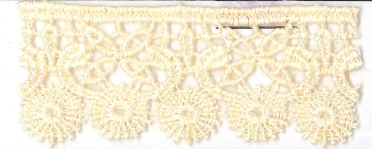 CHEM.LACE:15Y (13.7MTR):2.83CM) (MA48-1113) - Beige