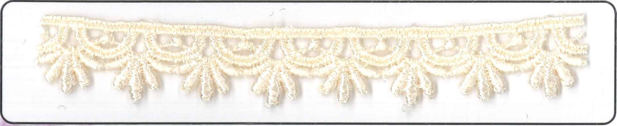 CH.CUT-LACE:13.7MTR:1.88CM (MA61-1023) - Beige