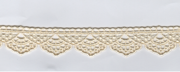 CH.CUT-LACE:13.7M:2.5CM (MA60-1051) - Beige