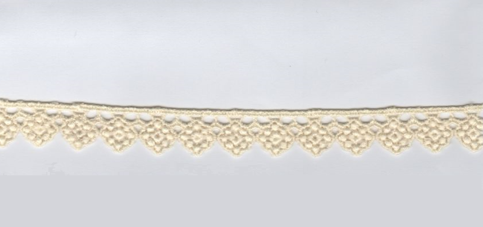 CH.LACE W/TEX::13.7MTR1.87CM (TX60-1046) - Beige