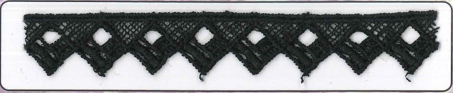 CH.CUT-LACE:13.7MTR:1.88CM (MA61-1019) - Black