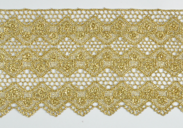 JAPAN MET CUT-LACE:10CM (15Y) (MT57-1185J) - Gold