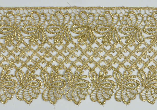 JAPAN MET CUT-LACE:10CM (15Y) (MT57-1184J) - Gold