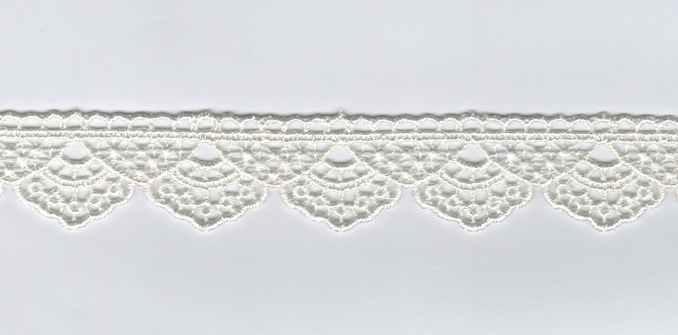 CH.CUT-LACE:13.7M:2.5CM (MA60-1051) - Off White