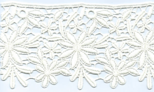 CH.CUT LACE W/TEX.YARN:15Y (TX57-1094) - Off White