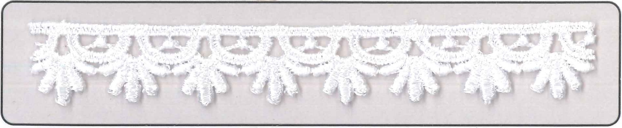 CH.CUT-LACE:13.7MTR:1.88CM (MA61-1023) - White