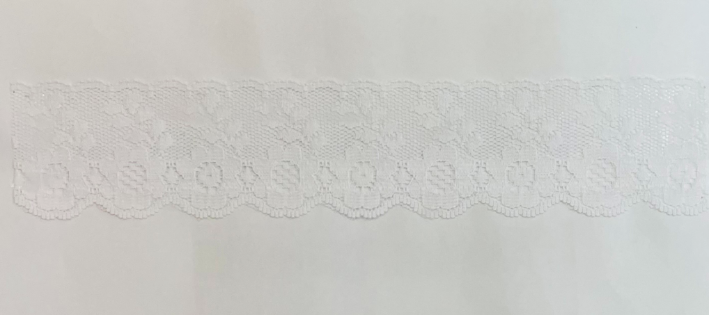 NYLON RASCHEL LACE:144Y (MWT006) - White