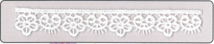 CH.CUT LACE P.YARN:15Y:1.50CM (MA61-1062) - White