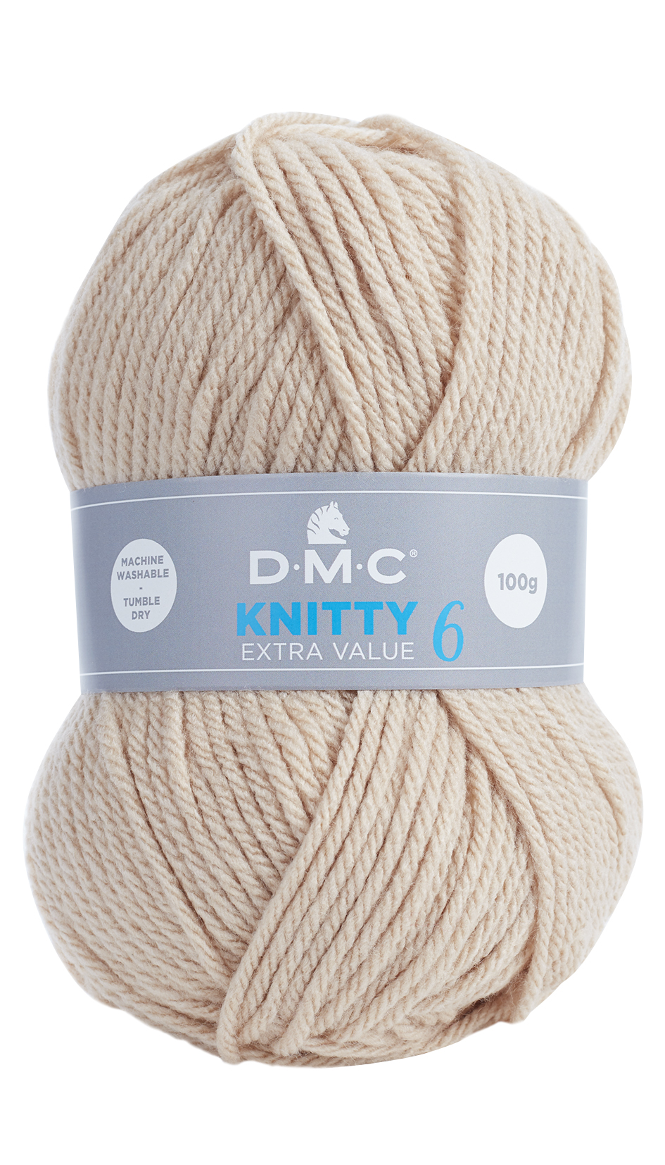 KNITTY#6 YARN:100GRx5BL (500GM) (8115/DMC) - 936