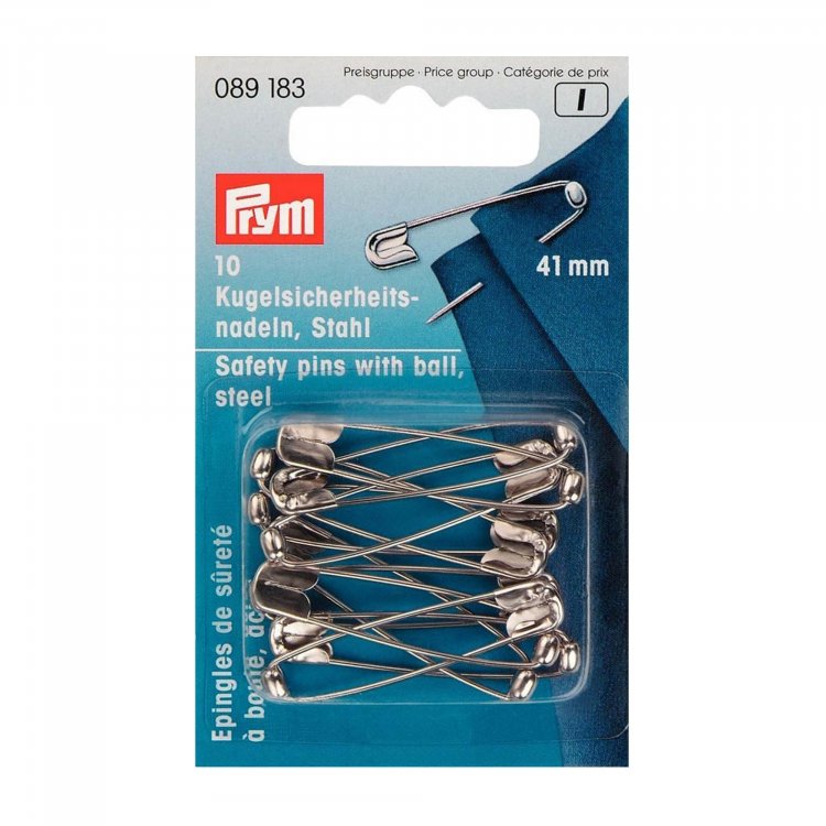 CRD/089183 (BALL SAFETY PINS:41MM:10PC) 1 CRD/089183 (BALL SAFETY PINS:41MM:10PC)