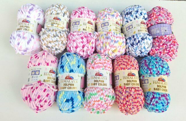 HIM/DOLPHIN BABY-COL (MICRO POLY.YARN:100Gx5(500G))