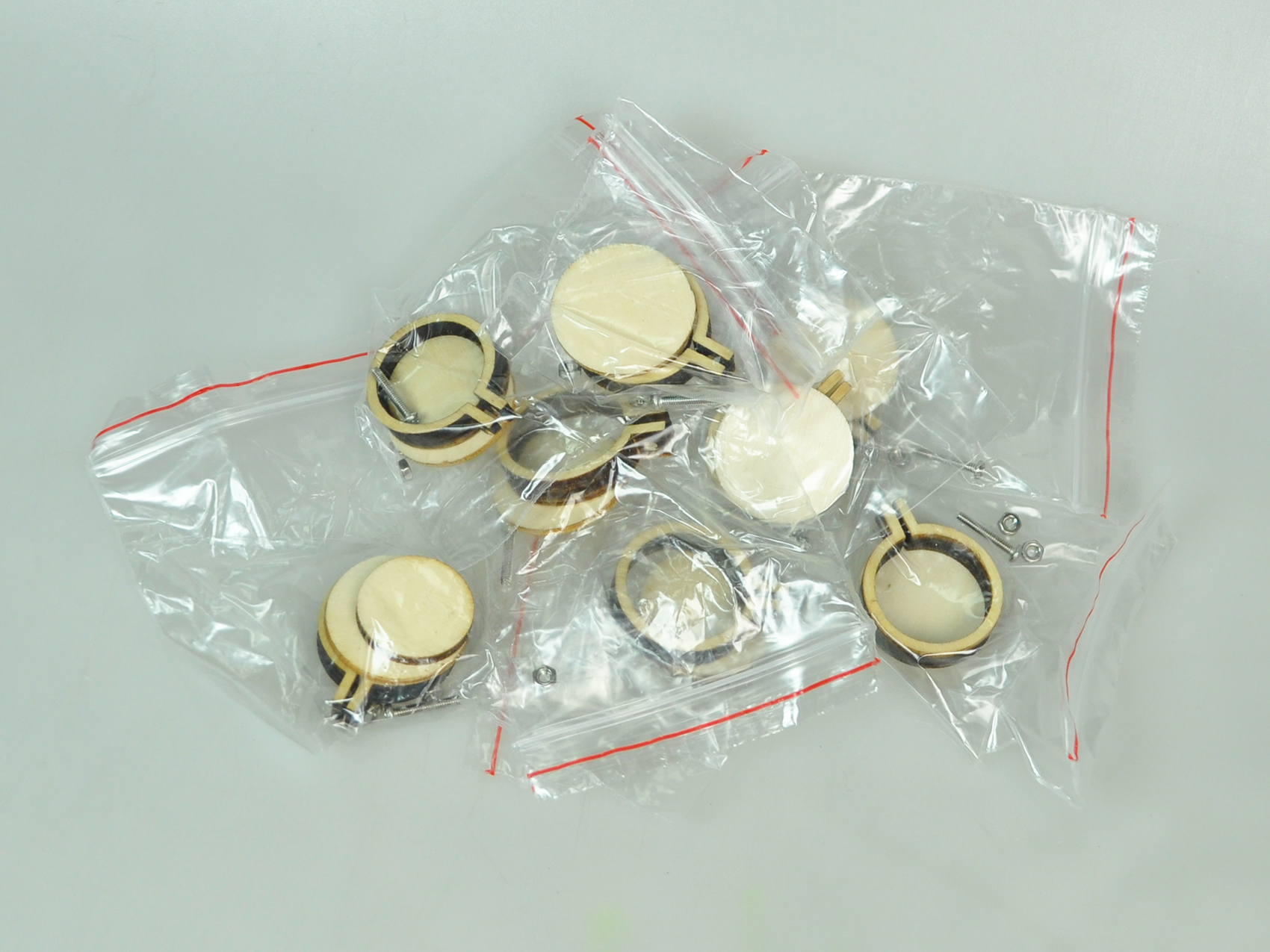 RD/MINI EF-3X2.5 (ROUND WOOD EMB.FRAME:10SETS/PK)