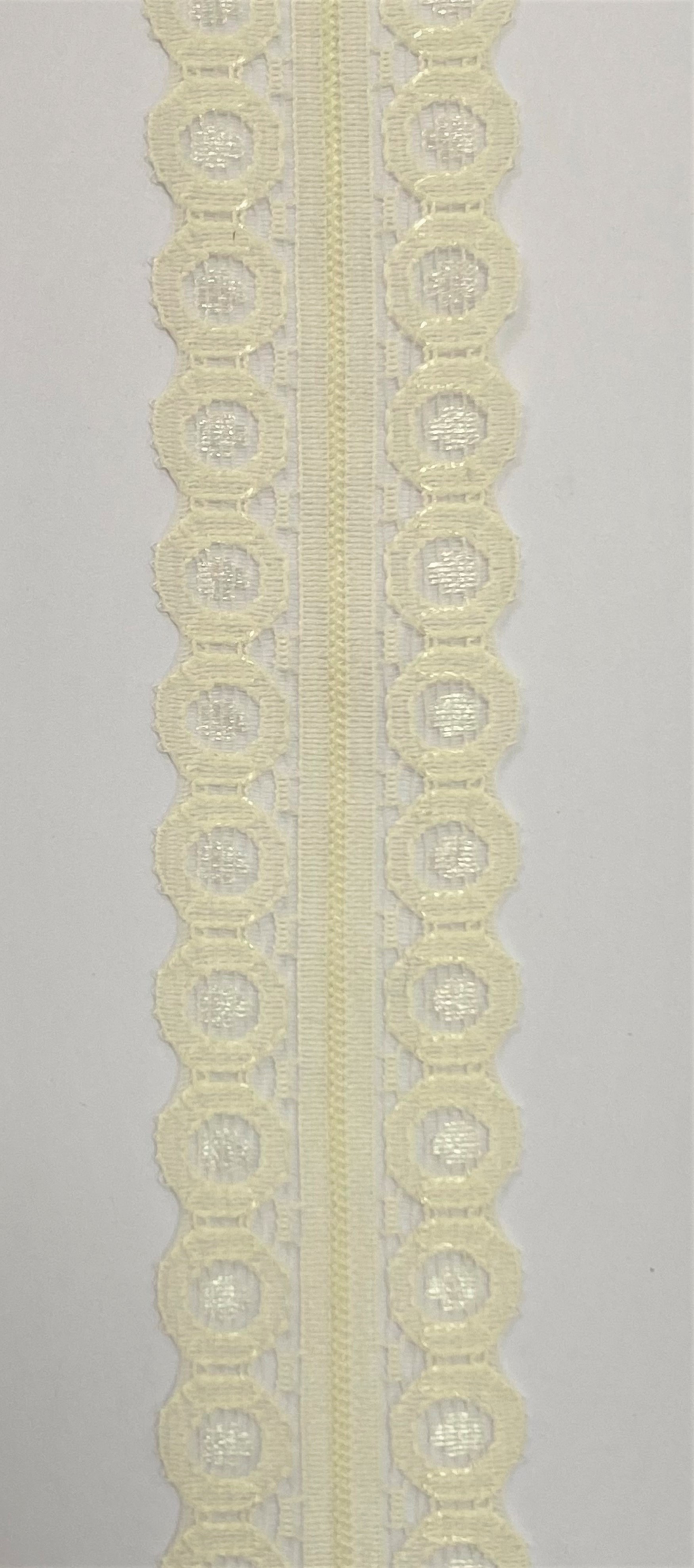 NYL.RASCHEL LACE:144Y:1″ (MWT002) - BEIGE/NYLON