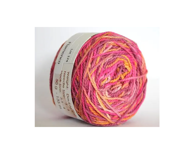 100% COT YARN:50GRx3BL (150G) (MOYA/VARIEGATE) - FLAMENCO