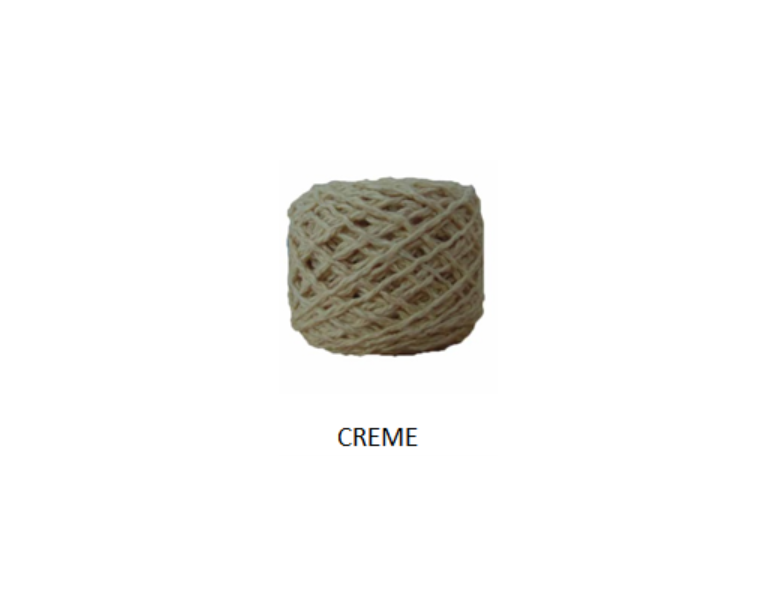 100% COT YARN:50GRx3BL (150G) (MOYA/CARESSE) - CREME