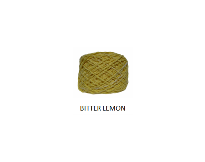 100% COT YARN:50GRx3BL (150G) (MOYA/CARESSE) - BITTER LEMON