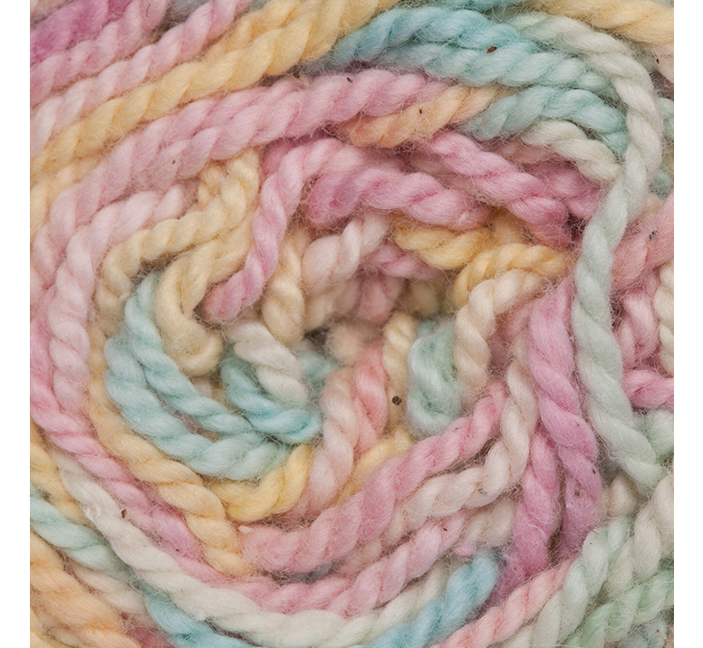 100% COT YARN:50GRx3BL (150G) (MOYA/VARIEGATE) - ICE CREAM