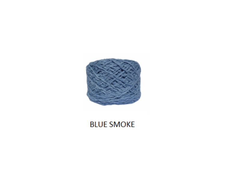 100% COT YARN:50GRx3BL (150G) (MOYA/CARESSE) - BLUE SMOKE