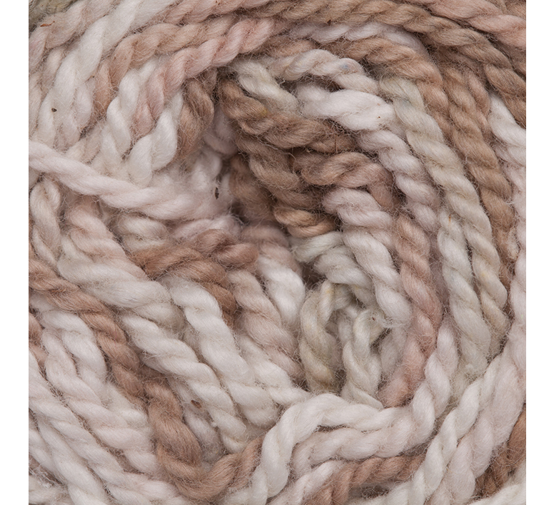 100% COT YARN:50GRx3BL (150G) (MOYA/VARIEGATE) - BROWNIE SWIRL