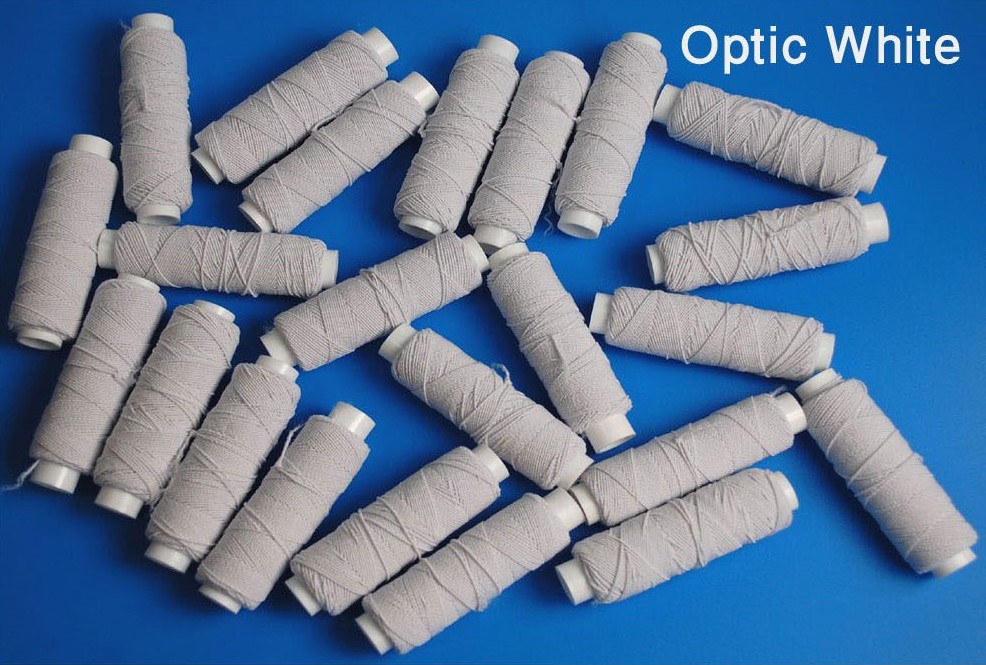 SHIRRING ELASTIC:100/BAG (5521) - OPTIC WHITE