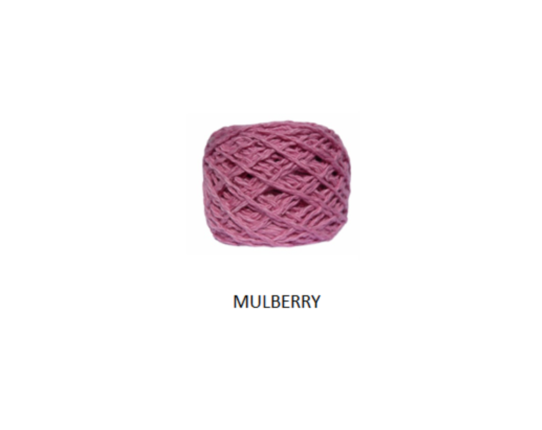 100% COT YARN:50GRx3BL (150G) (MOYA/CARESSE) - MULBERRY