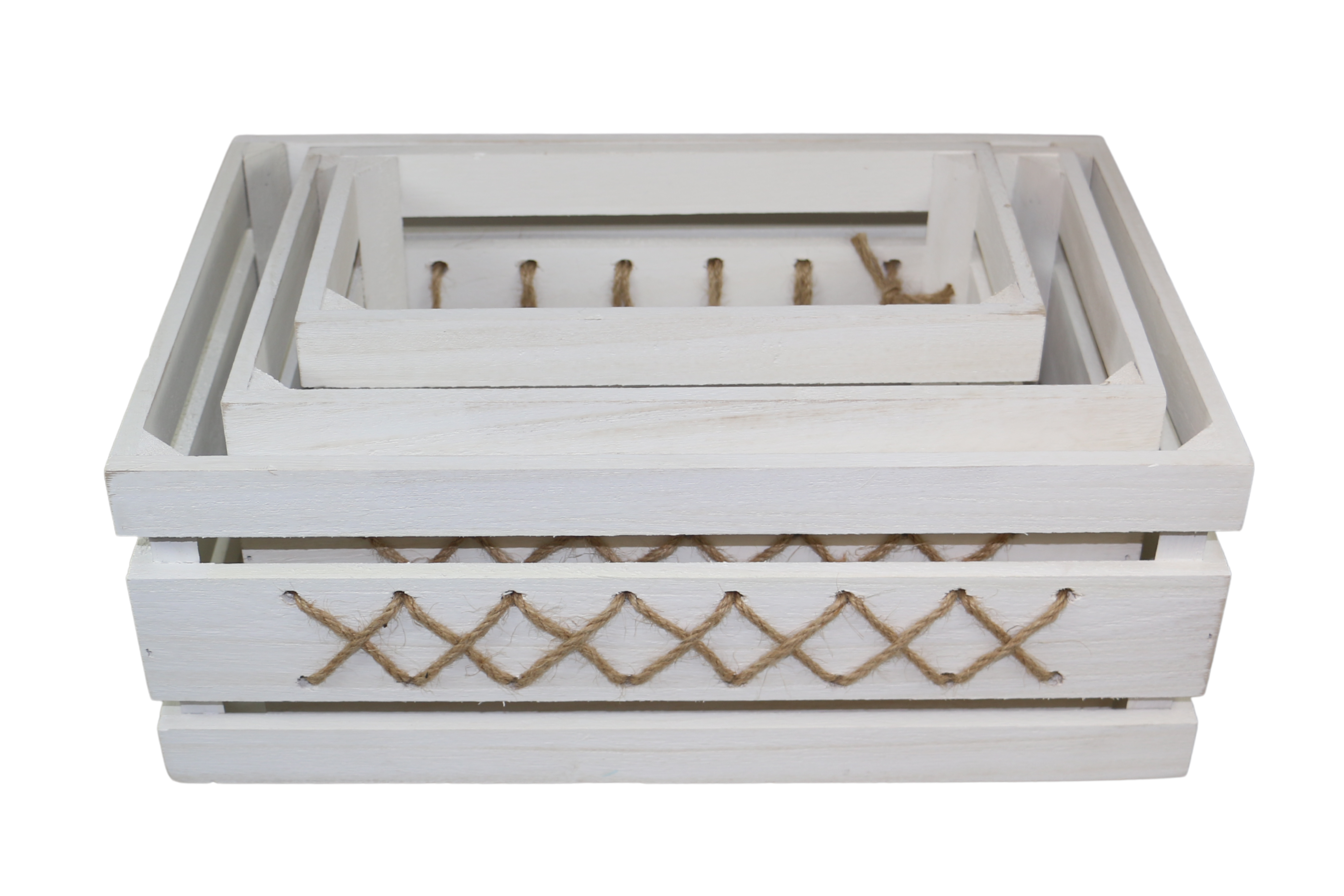 A-080 (WOOD FLOWER BASKET:S/3) 1 A-080 (WOOD FLOWER BASKET:S/3)