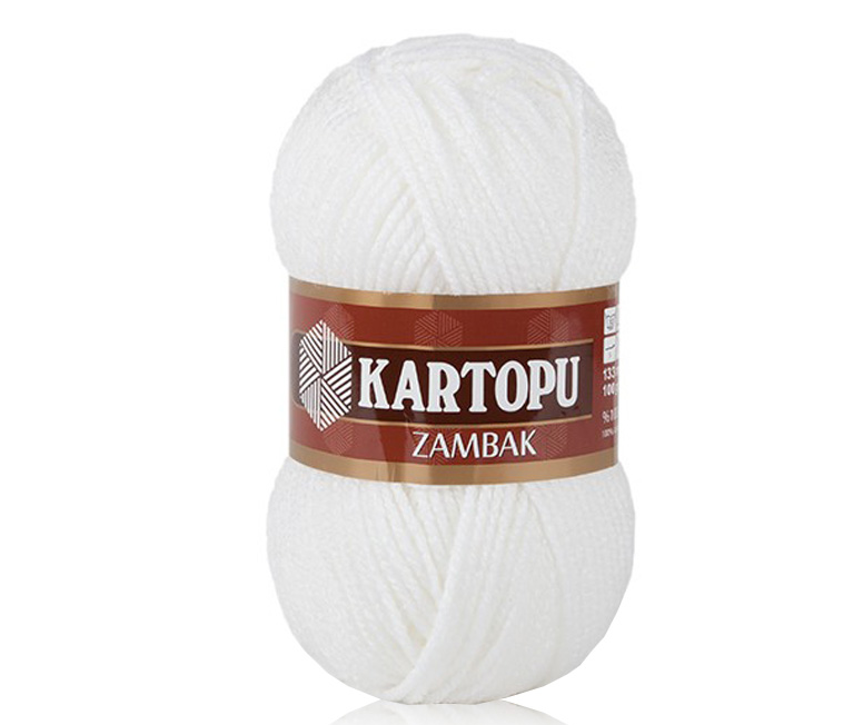 ACRYLIC YARN:5BL (500GRM) (KARTOPU/ZAMBAK) - K010