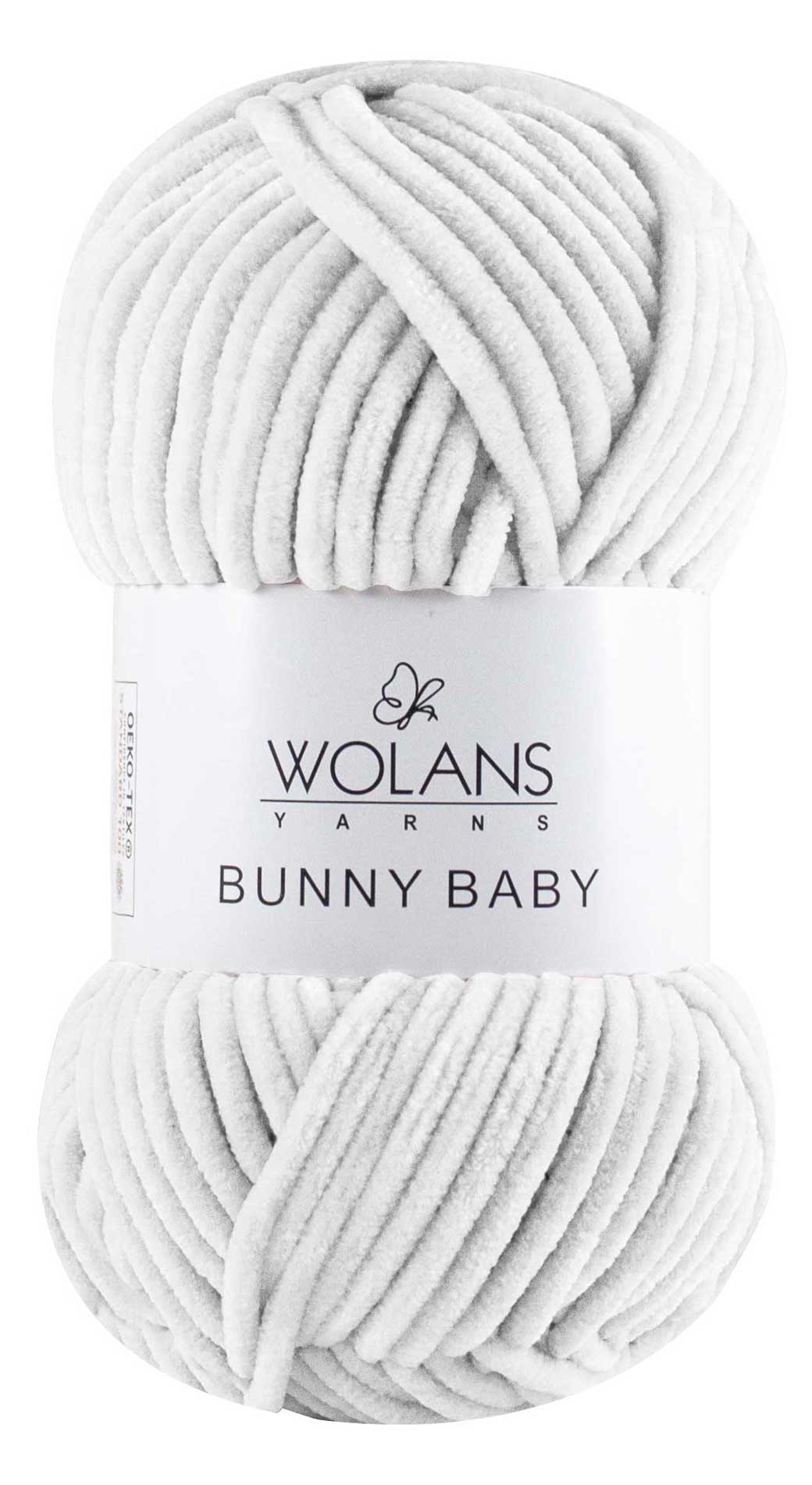 POLY.YARN:100GRx5B (500GM) (WOL/BUNNY BABY) - 100-01