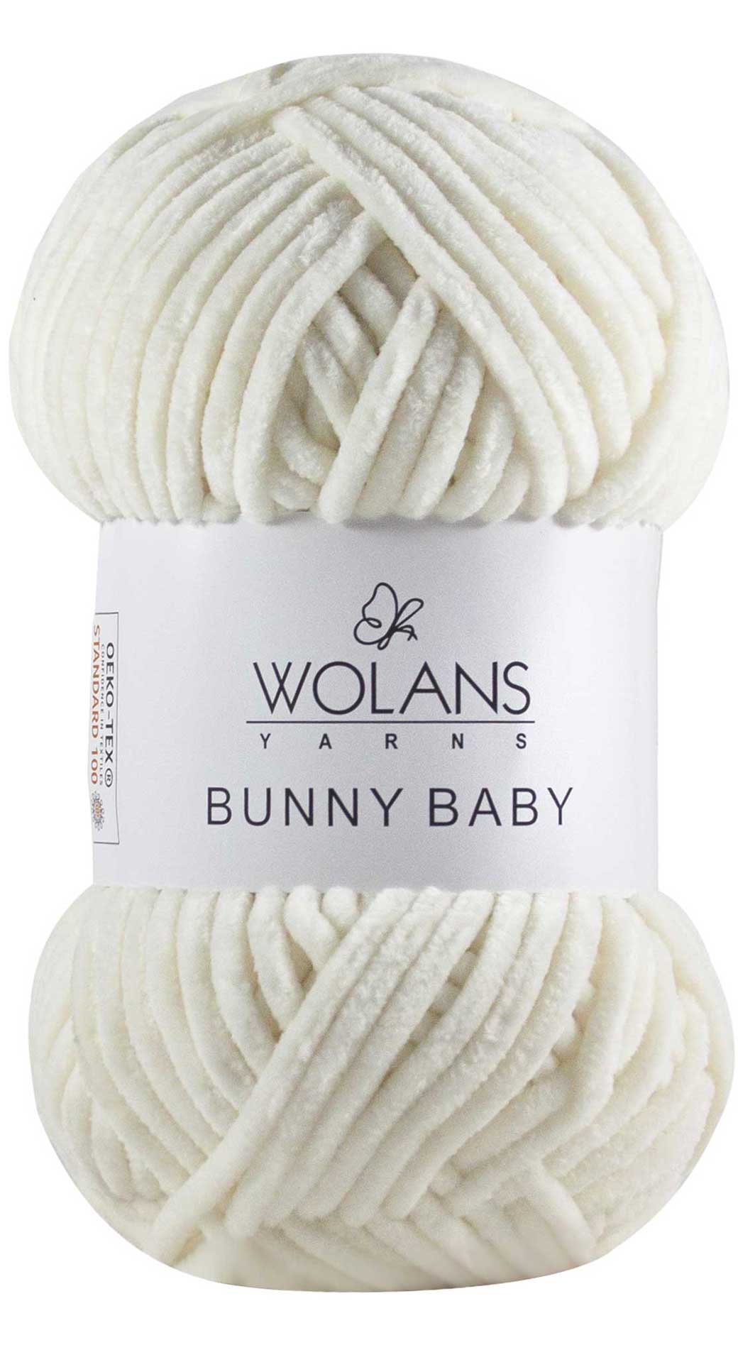 POLY.YARN:100GRx5B (500GM) (WOL/BUNNY BABY) - 100-02