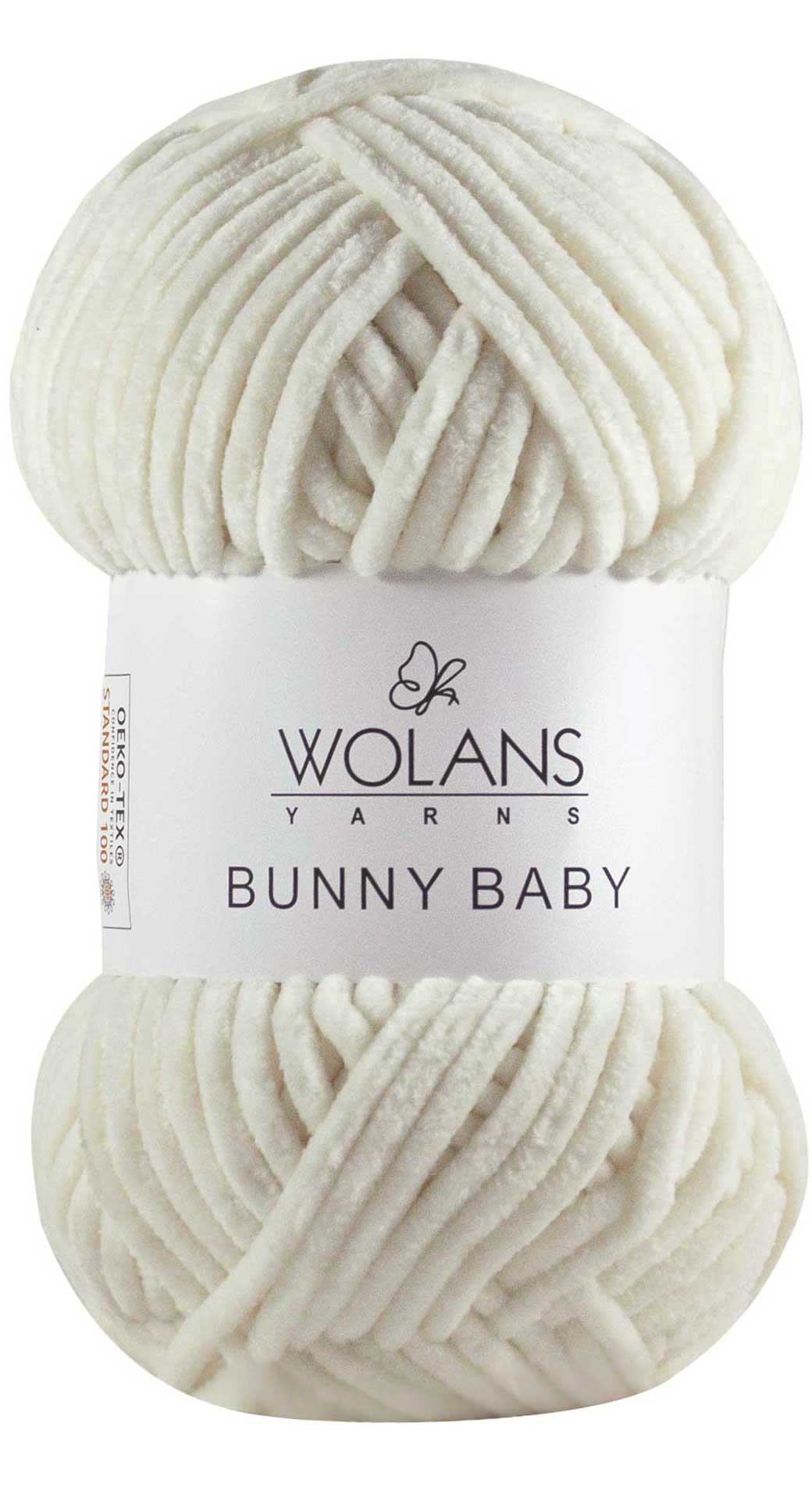 POLY.YARN:100GRx5B (500GM) (WOL/BUNNY BABY) - 100-34