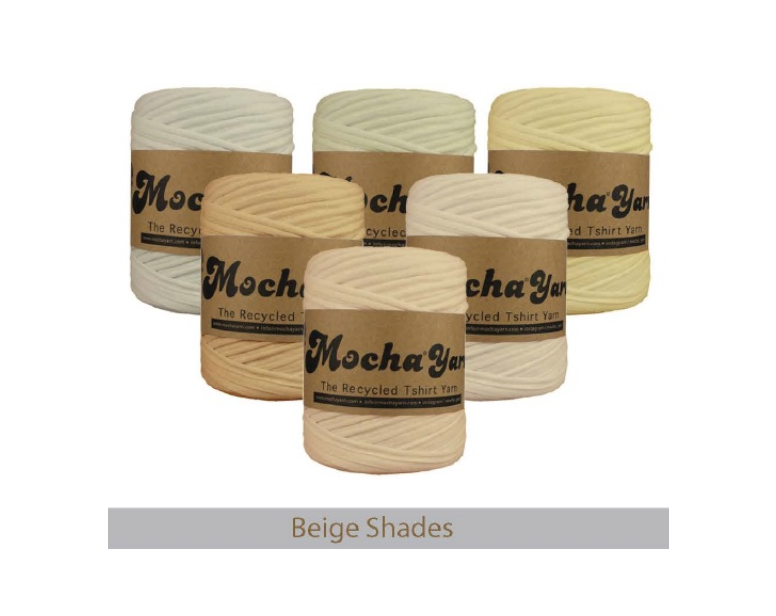 T-SHIRT YARN~120MTR (~700GRM) (MOCHA/T-SHIRT) - BISCUIT MIX