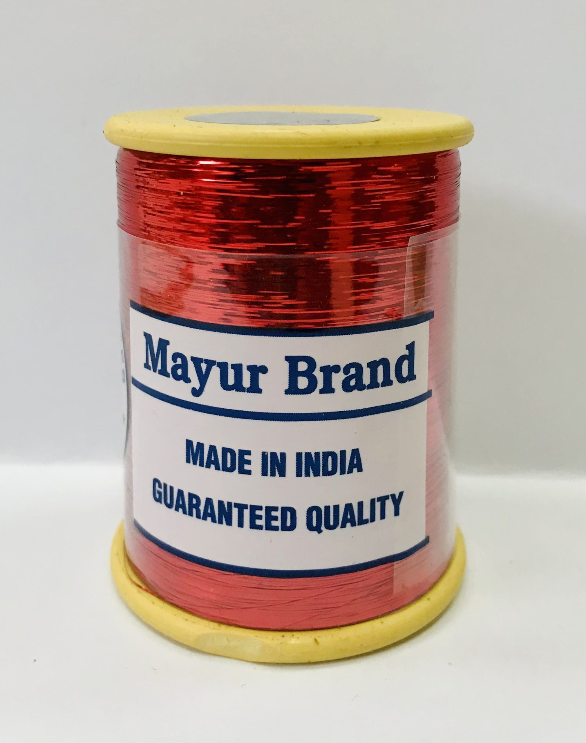 MET.YARN:10PC”MAYUR” (MAYU/YARN-COLS) - Red