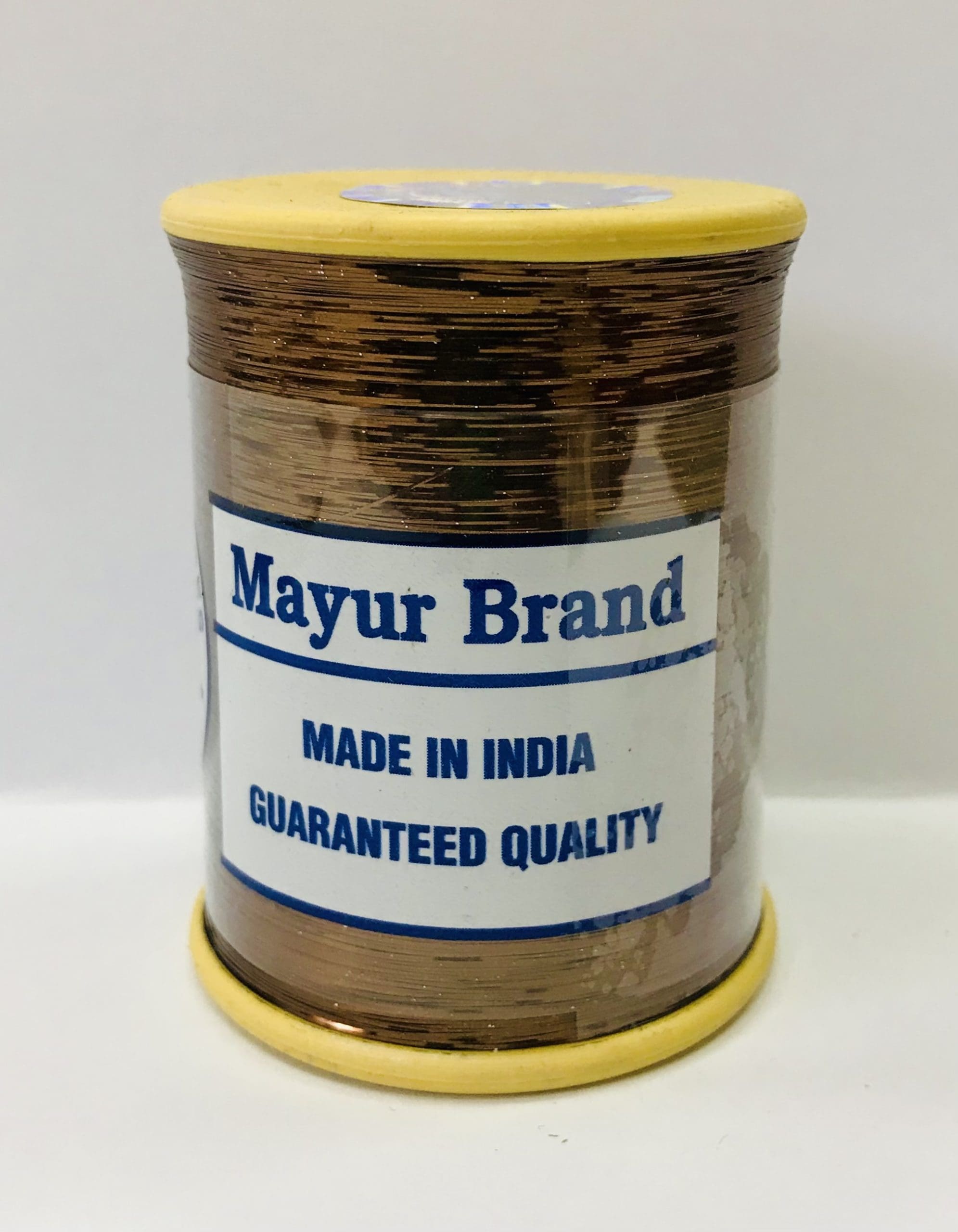 MET.YARN:10PC”MAYUR” (MAYU/YARN-COLS) - Brown